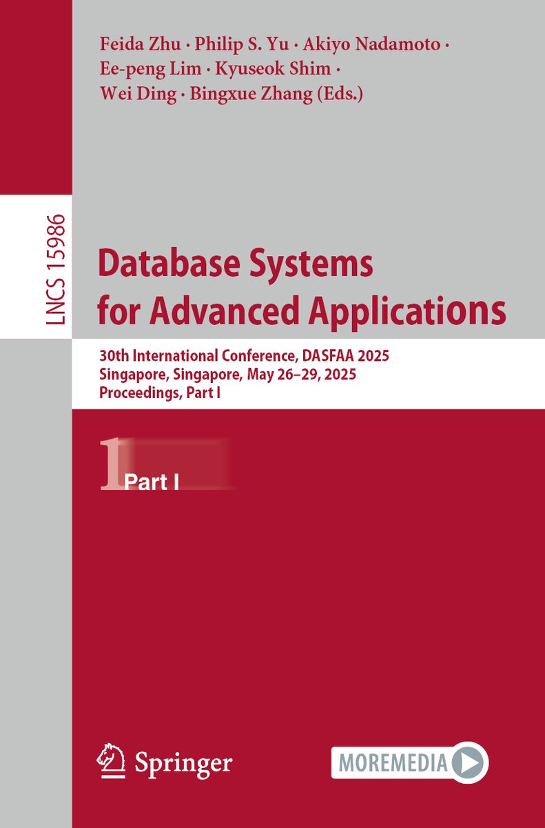 Database Systems for Advanced Applications a book by Feida Zhu, Philip ...