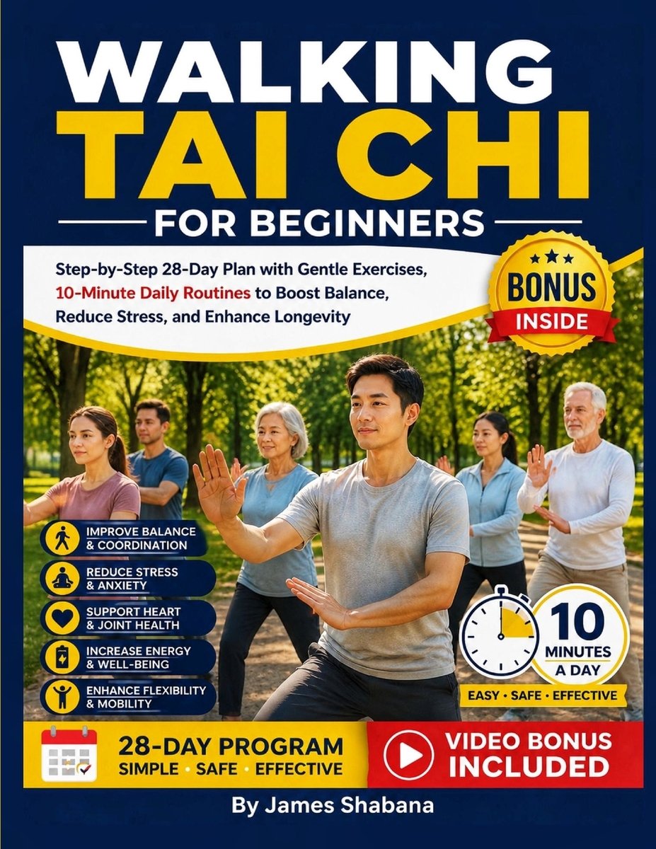 Walking Tai Chi For Beginners a book by James Shabana - Bookshop.org US