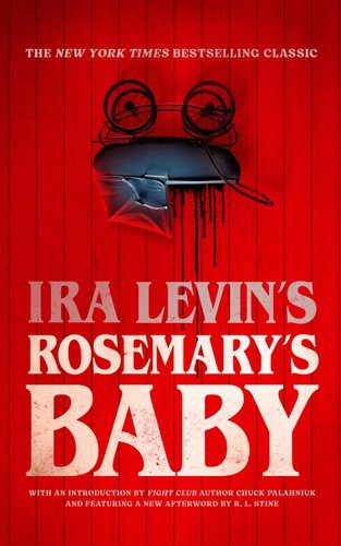 Book cover. An upside-down stroller with blood falling out of it.