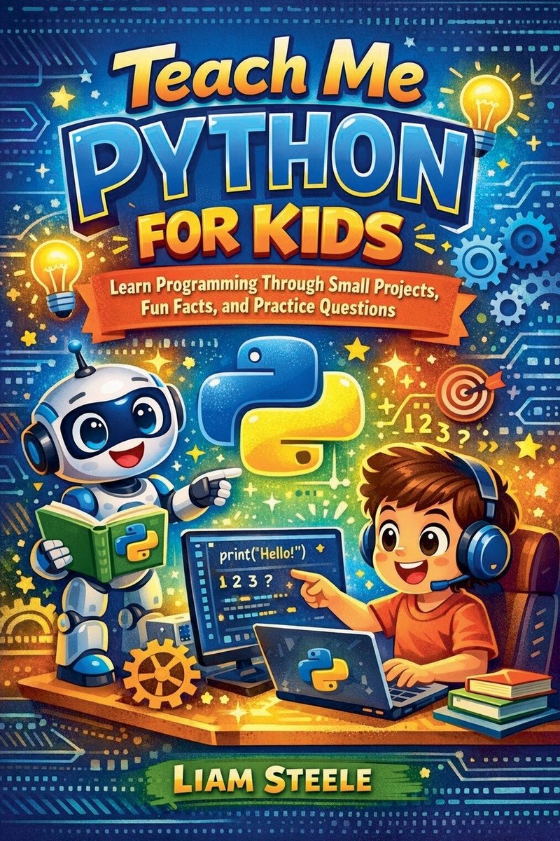 Teach Me Python for Kids a book by Liam Steele - Bookshop.org US