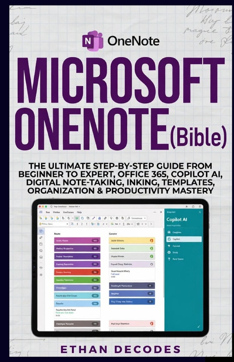 Onenote Booklet MICROSOFT ONENOTE (Bible) a book by Ethan Decodes - Bookshop.org US