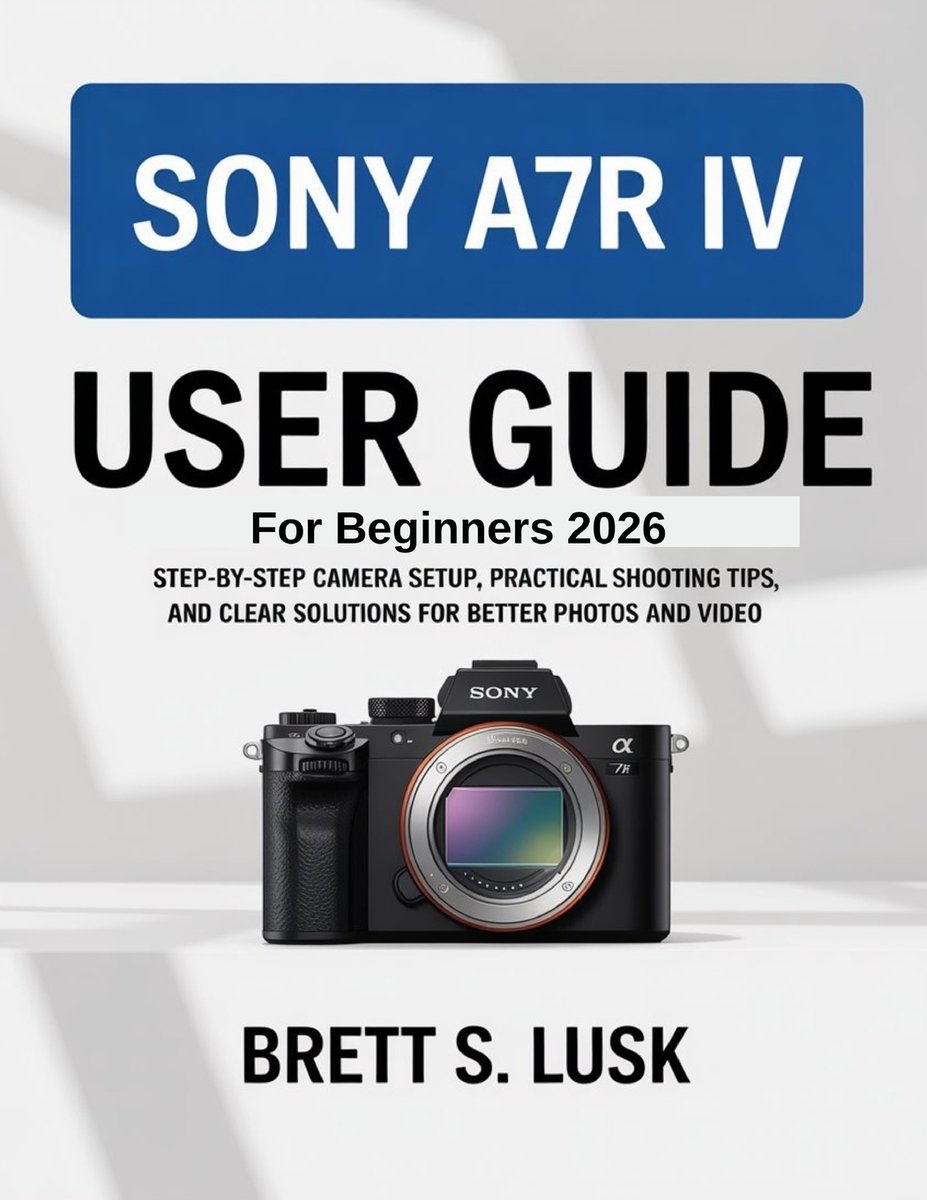 Sony A7R IV User Manual Guide for Beginners a book by Brett S Lusk ...