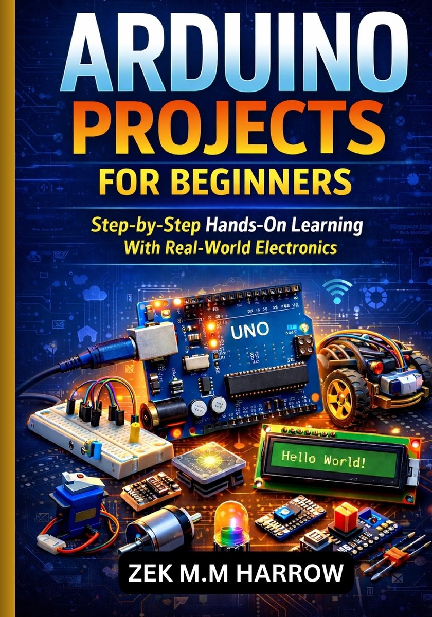 Arduino Projects for Beginners a book by Zek M M Harrow - Bookshop.org US