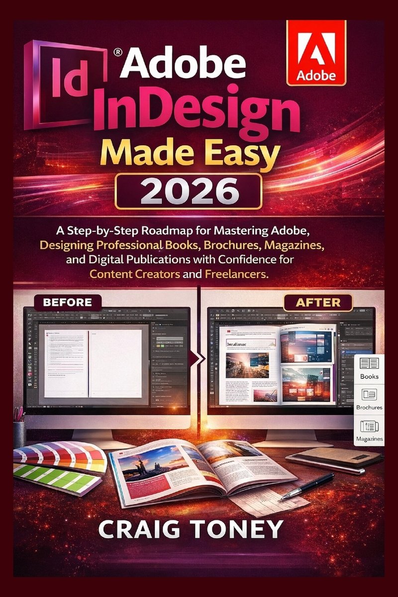 Adobe InDesign Made Easy 2026 a book by Craig Toney - Bookshop.org US