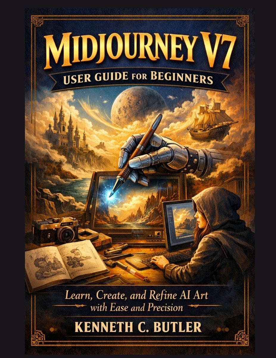 Midjourney V7 User Guide For Beginners A Book By Kenneth C Butler midjourney-v7-user-guide-for-beginners-a-book-by-kenneth-c-butler