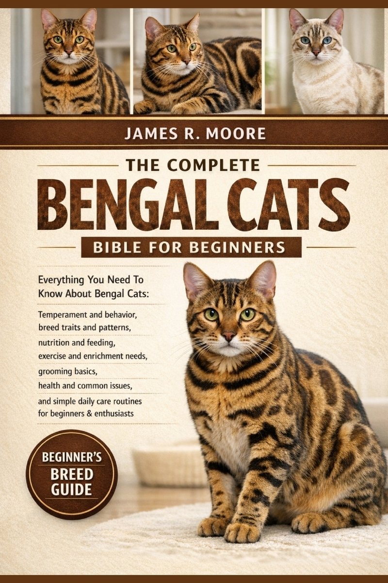 James R. Moore The Complete Bengal Cats Bible for Beginners a book by James R Moore ...