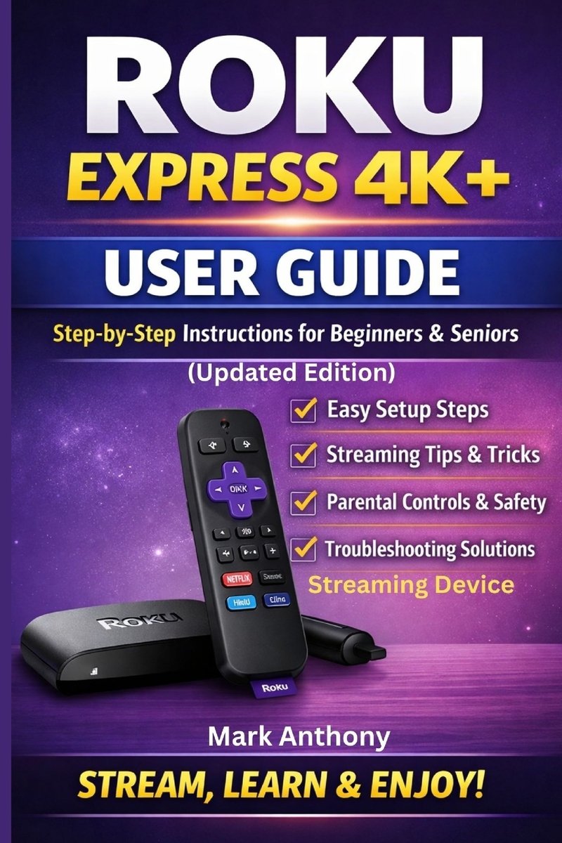 Roku Express Streaming Device (4K+) User Guide Updated Edition a book ...