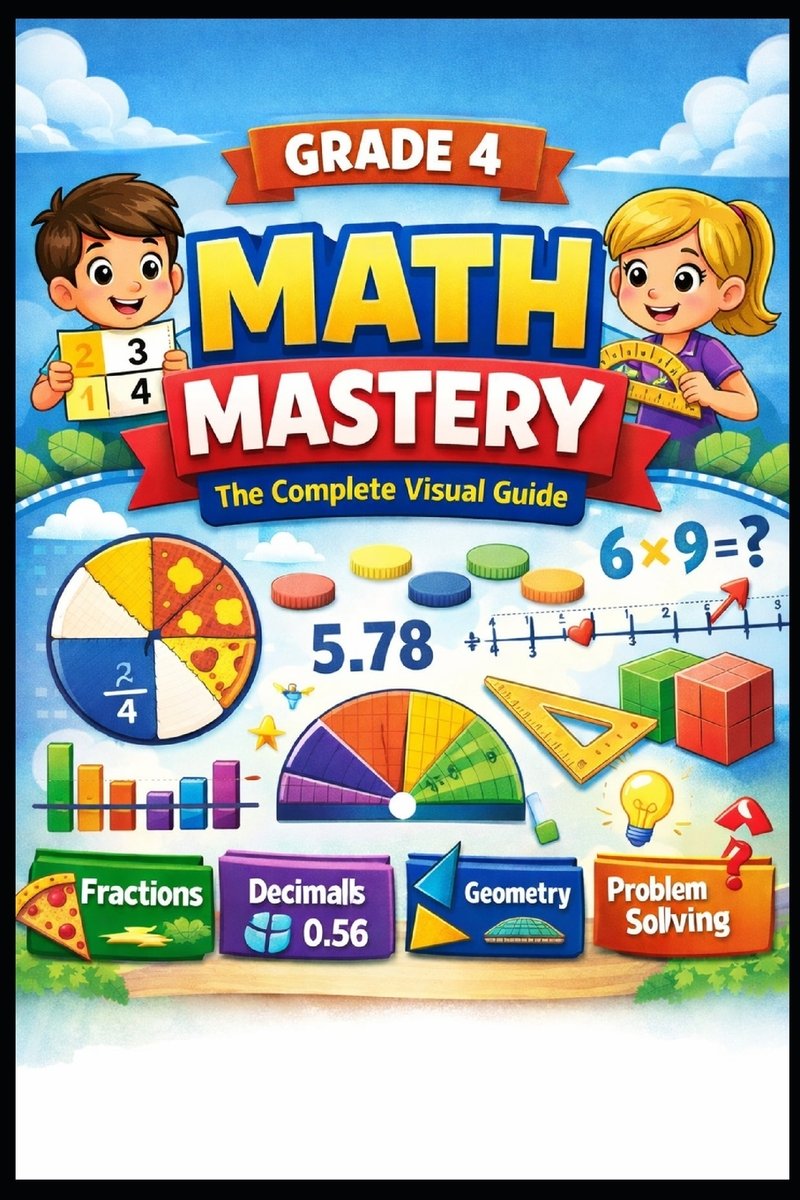 Mastery Math Page GRADE 4 MATH MASTERY The Complete Visual Guide a book by Mir Hossain ...