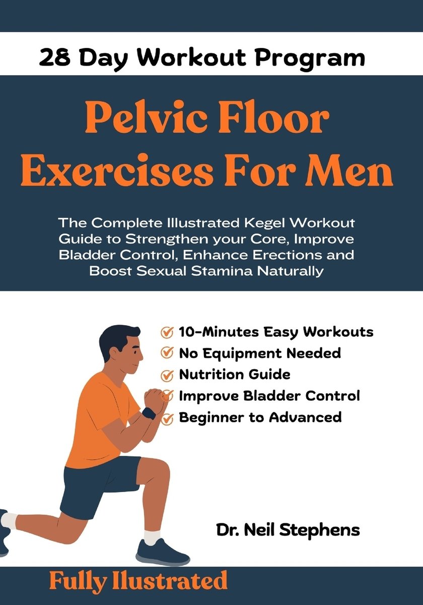 Pelvic Floor Exercises For Men a book by Dr Neil Stephens - Bookshop.org US