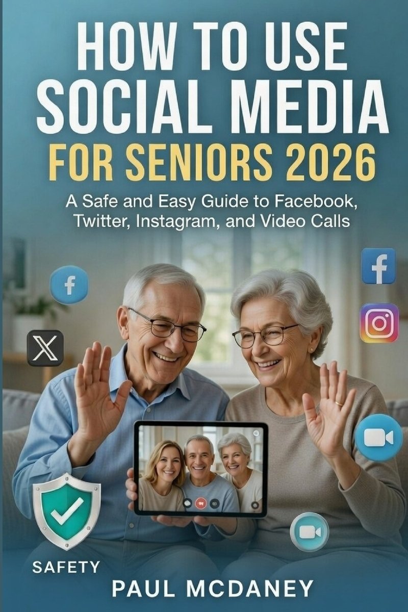 How to Use Social Media for Seniors 2026 a book by Paul McDaney ...