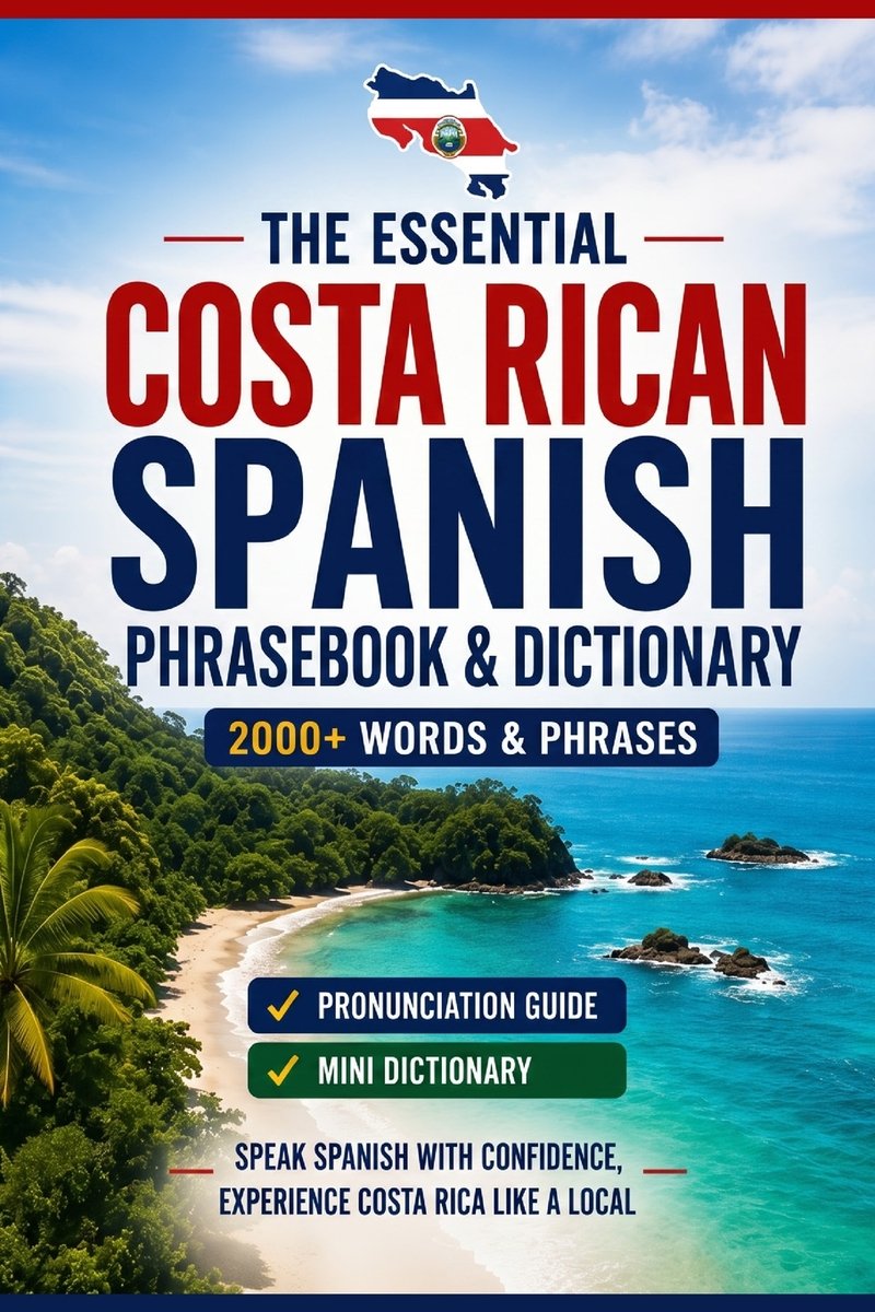 Costa Rican Spanish Phrasebook & Dictionary for Travel a book by ...