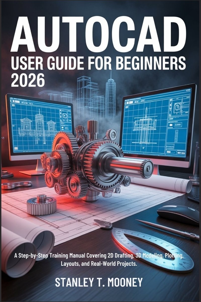 AutoCAD User Guide for Beginners 2026 a book by Stanley T Mooney ...