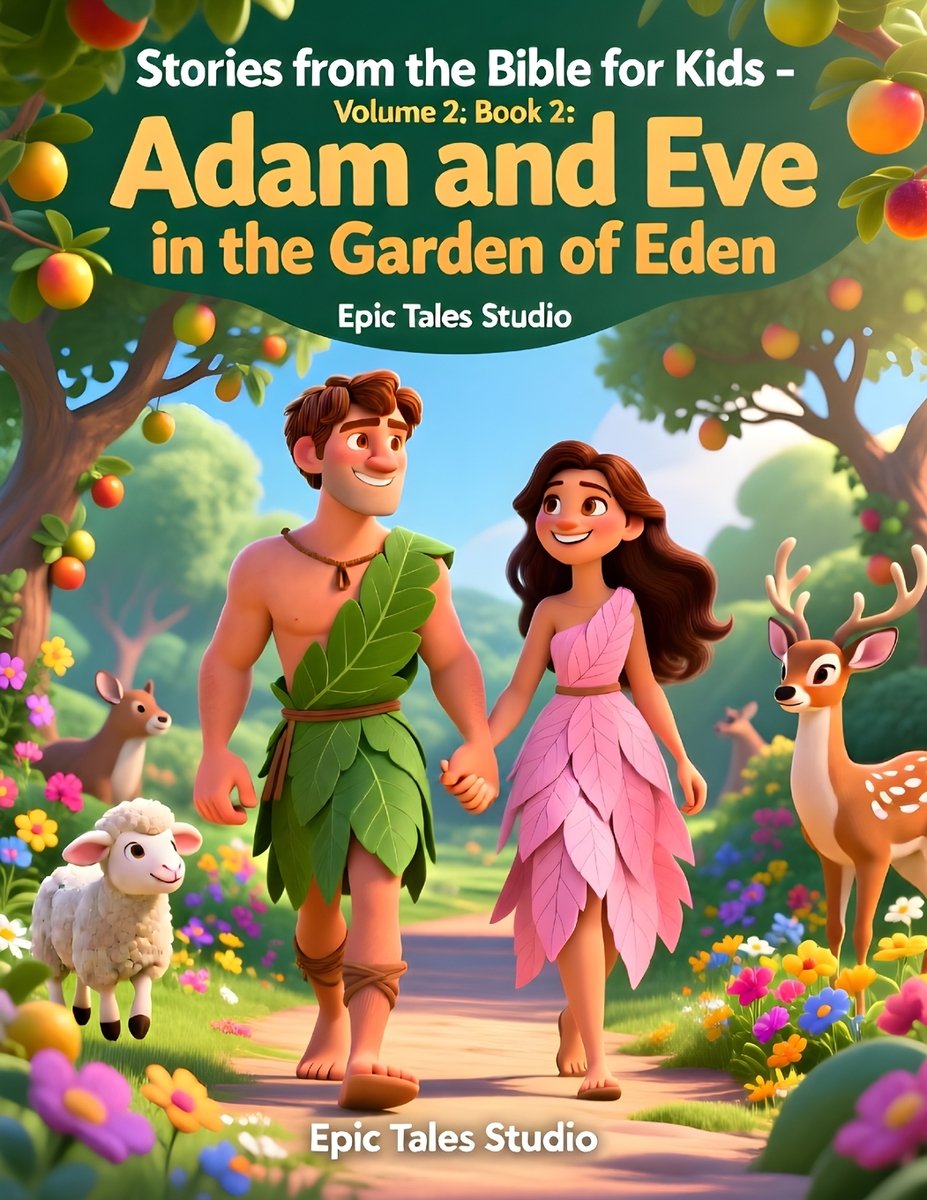 Stories from the Bible for Kids - Volume II, Book 2 Adam and Eve in the ...