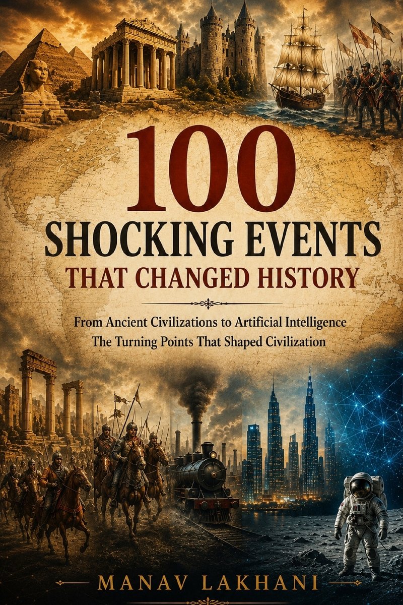 100 Shocking Events That Changed World History a book by Manav Lakhani ...