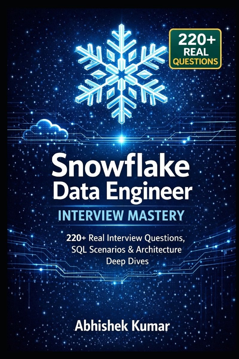 Snowflake Data Engineer Interview Mastery a book by Abhishek Kumar ...