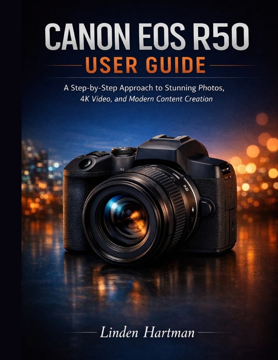 Canon EOS R50 User Guide for Beginners a book by Linden Hartman ...