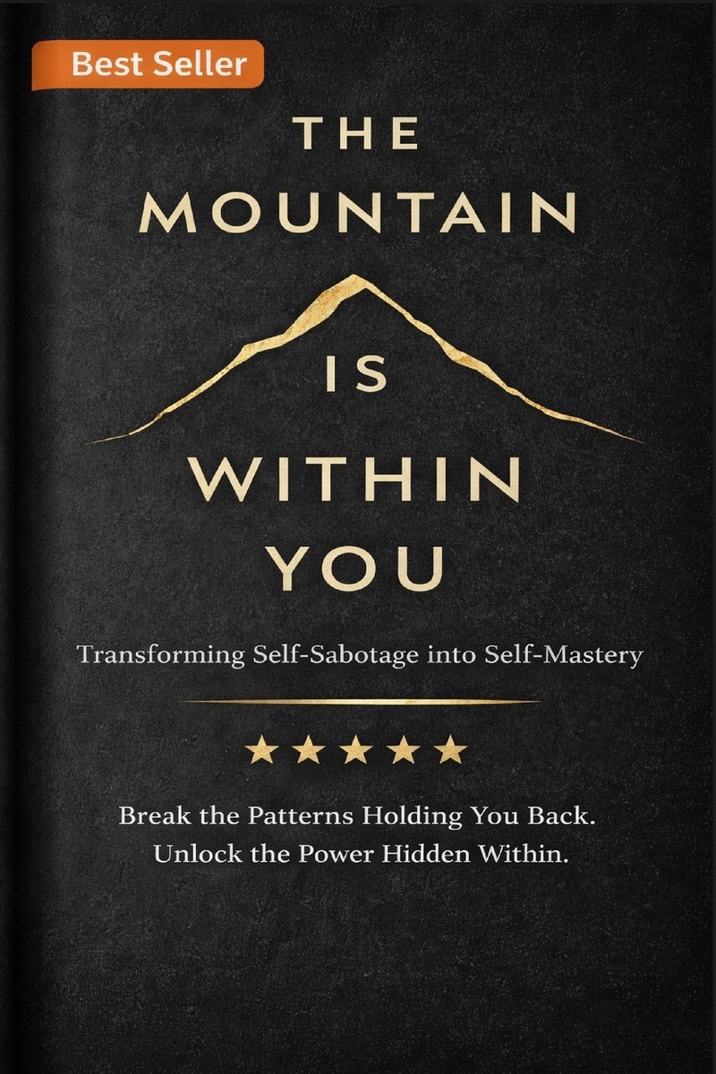 The Mountain Is You: Transforming Self-Sabotage Into Self-Mastery by Brianna Wiest, book cover