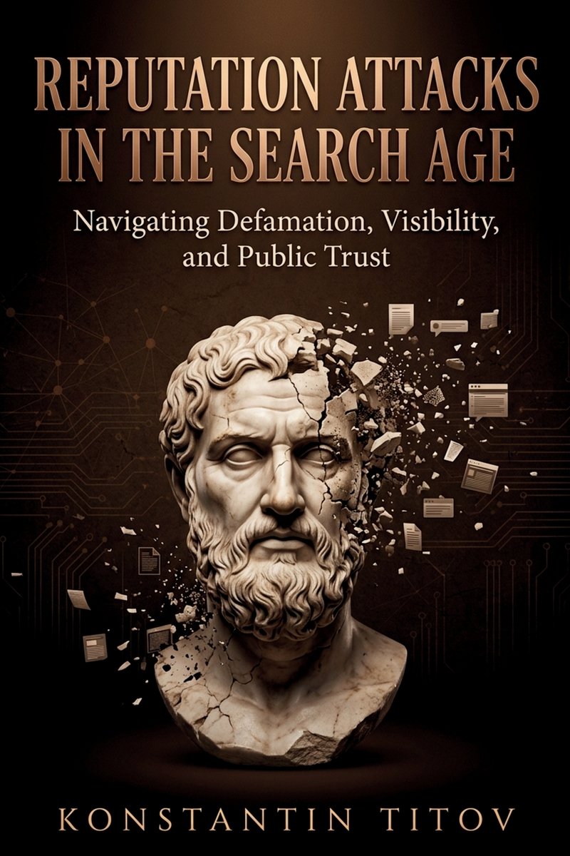 Reputation Attacks in the Search Age Subtitle a book by Konstantin ...