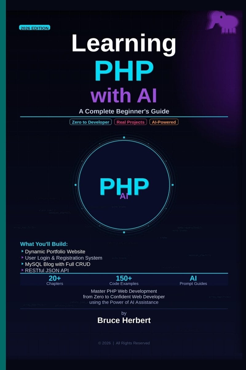 Learning Phpbook Learning PHP with AI a book by Bruce Herbert - Bookshop.org US