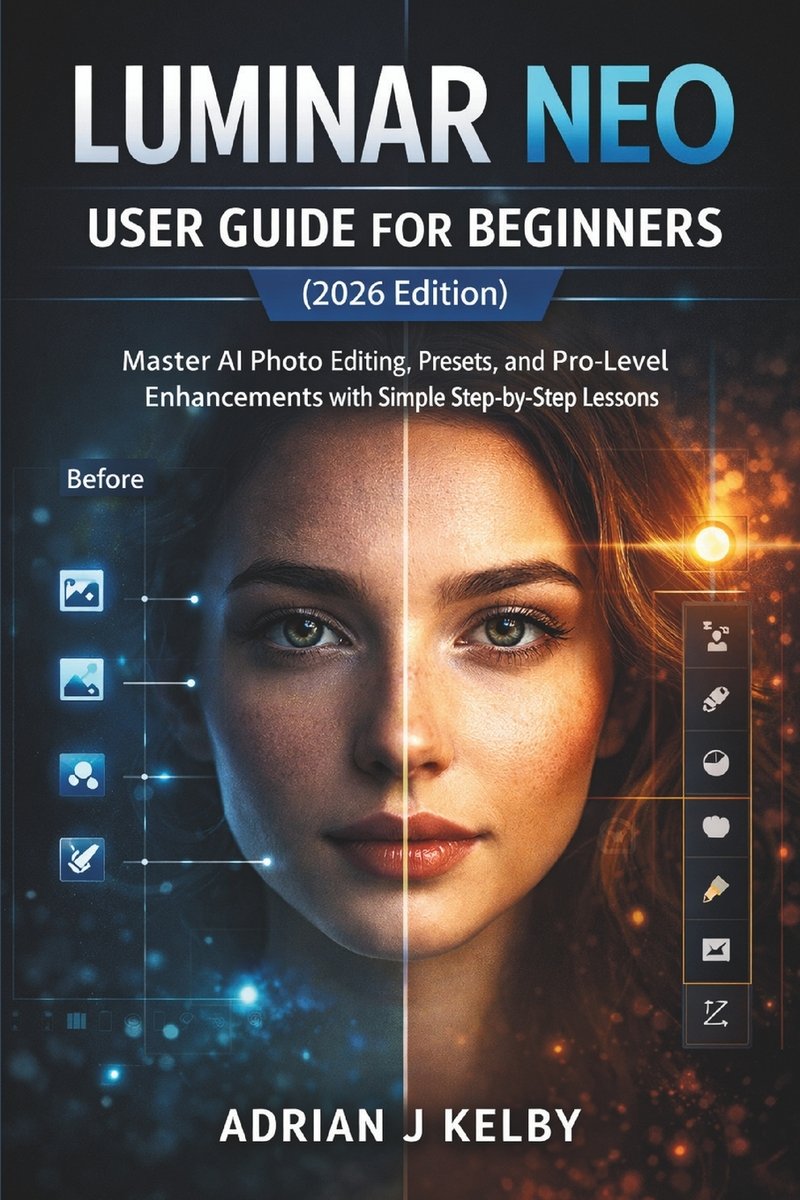 Luminar Neo User Guide for Beginners (2026 Edition) a book by Adrian J Kelby - Bookshop.org US