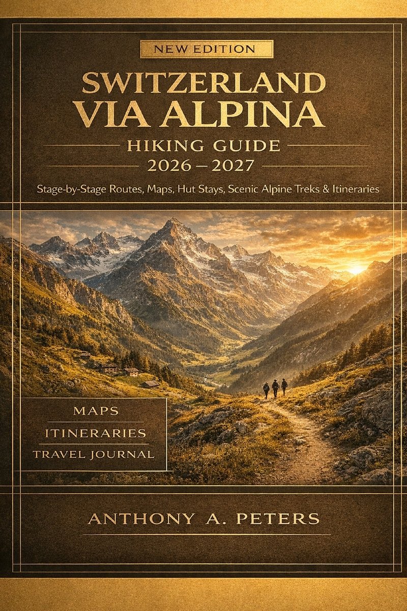 Switzerland Via Alpina Hiking Guide 2026-2027 a book by Anthony A ...