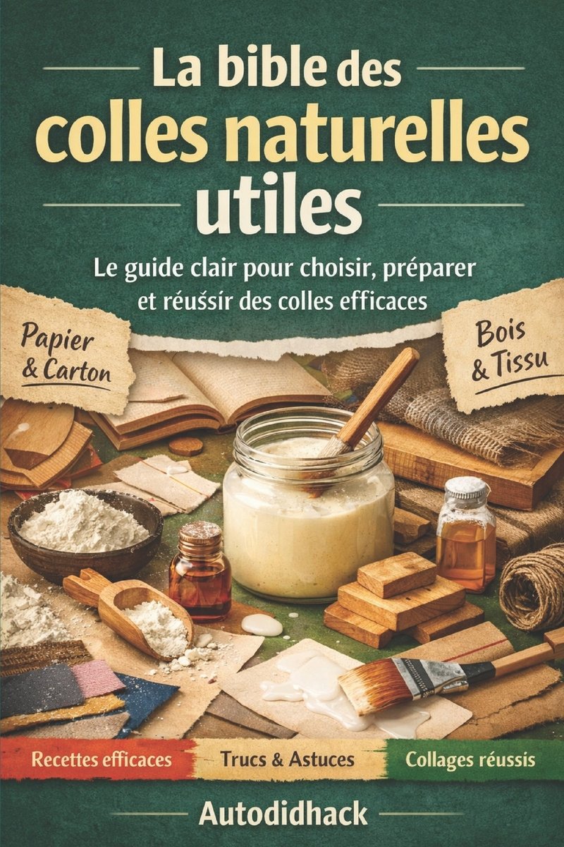 La bible des colles naturelles utiles a book by Autodidhack Filipandco ...