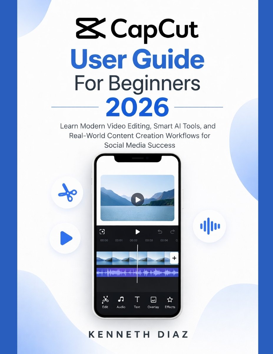 CapCut User Guide For Beginners 2026 a book by Kenneth Diaz - Bookshop ...