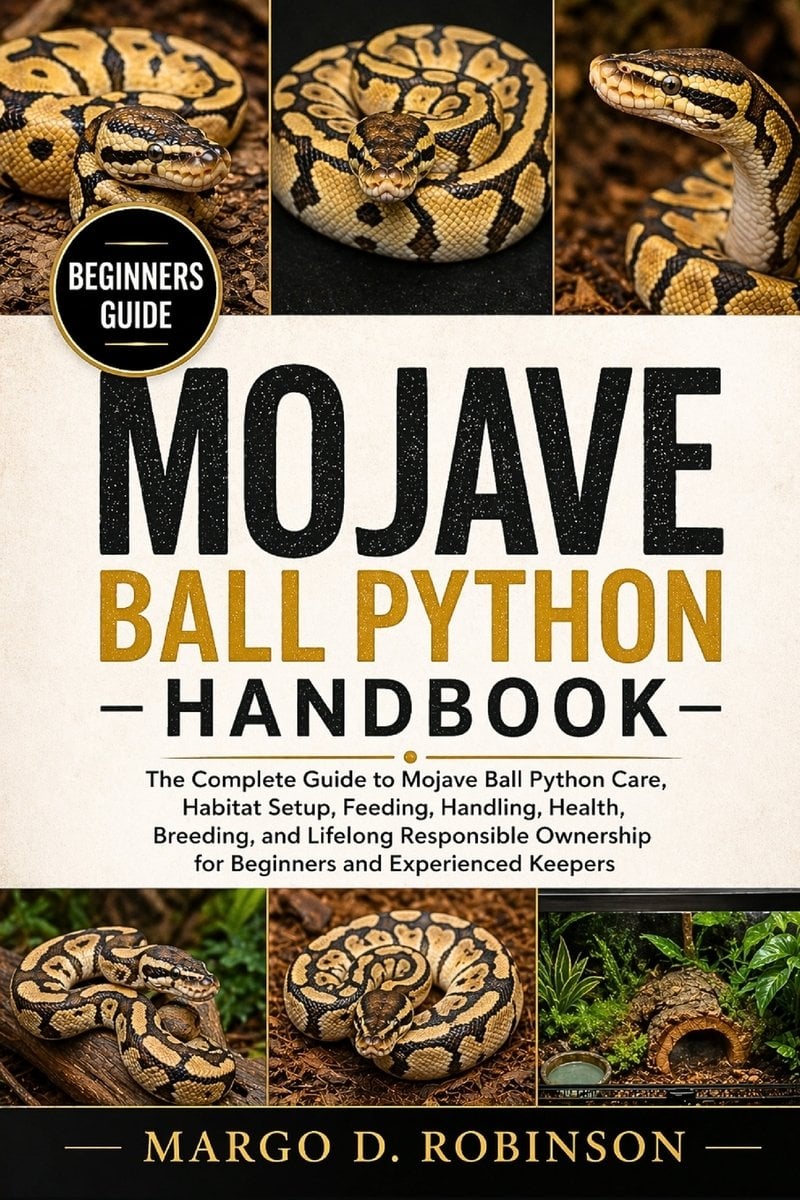 Mojave Ball Python Handbook a book by Margo D Robinson - Bookshop.org US