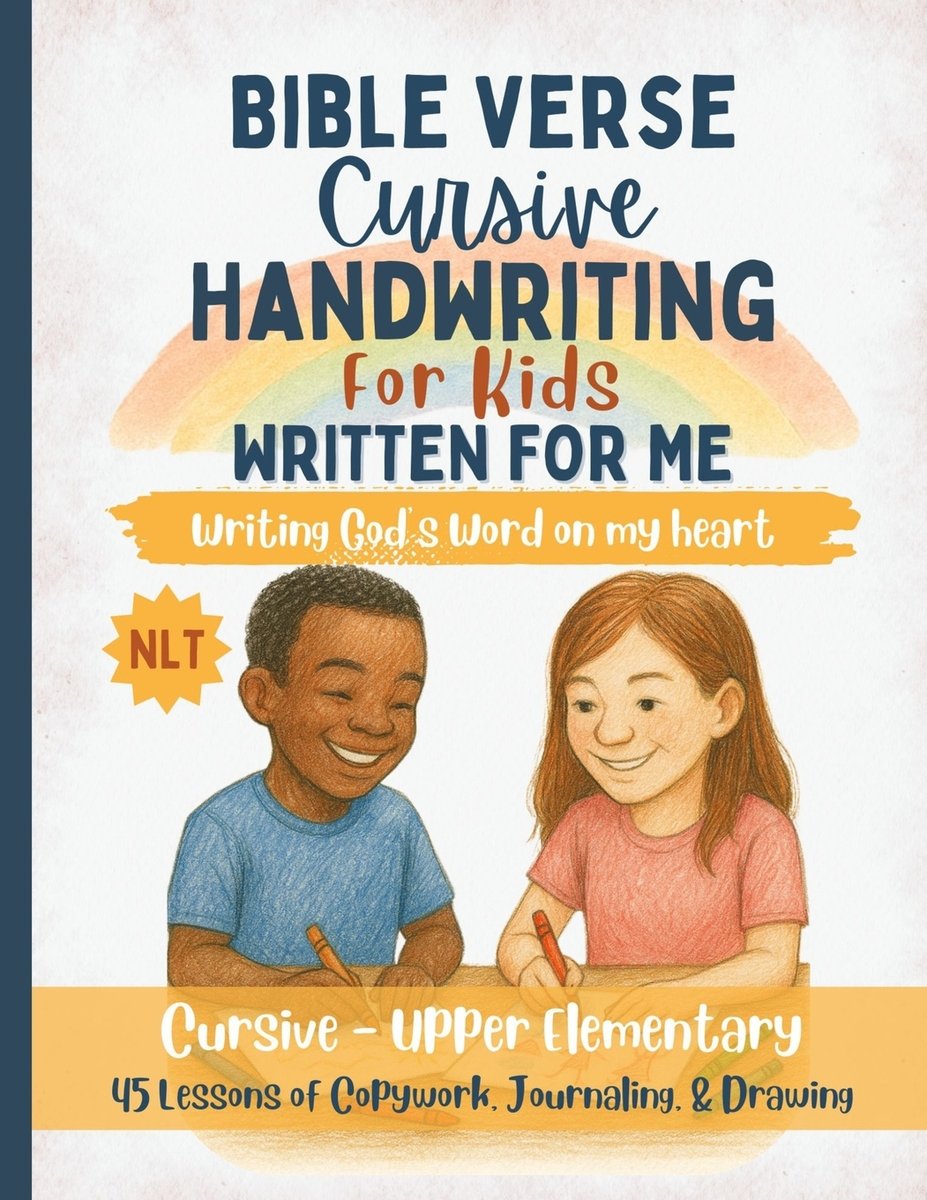 Written For Me Handwriting Practice with Scripture - Cursive Edition a ...