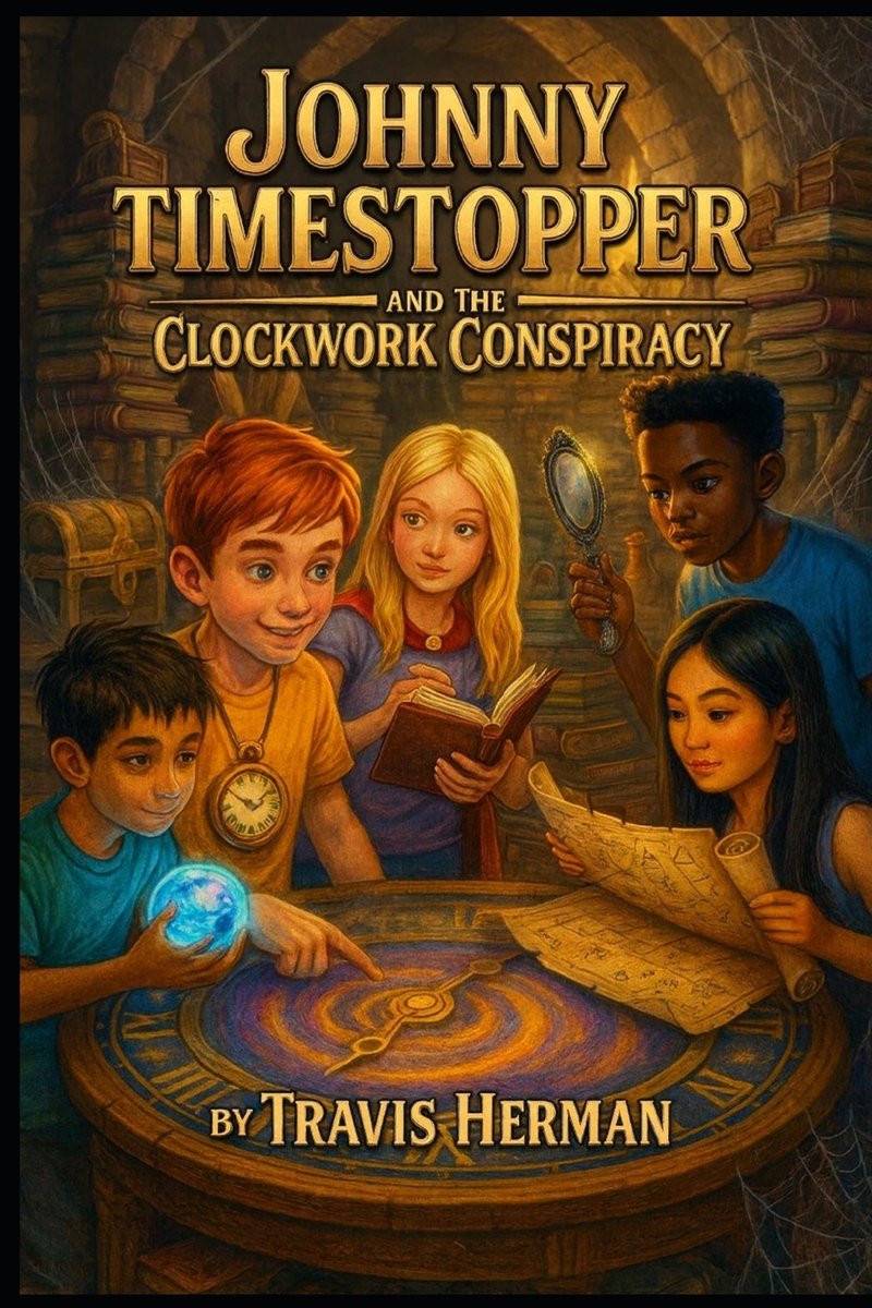 Johnny Timestopper and the Clockwork Conspiracy a book by Travis Herman ...
