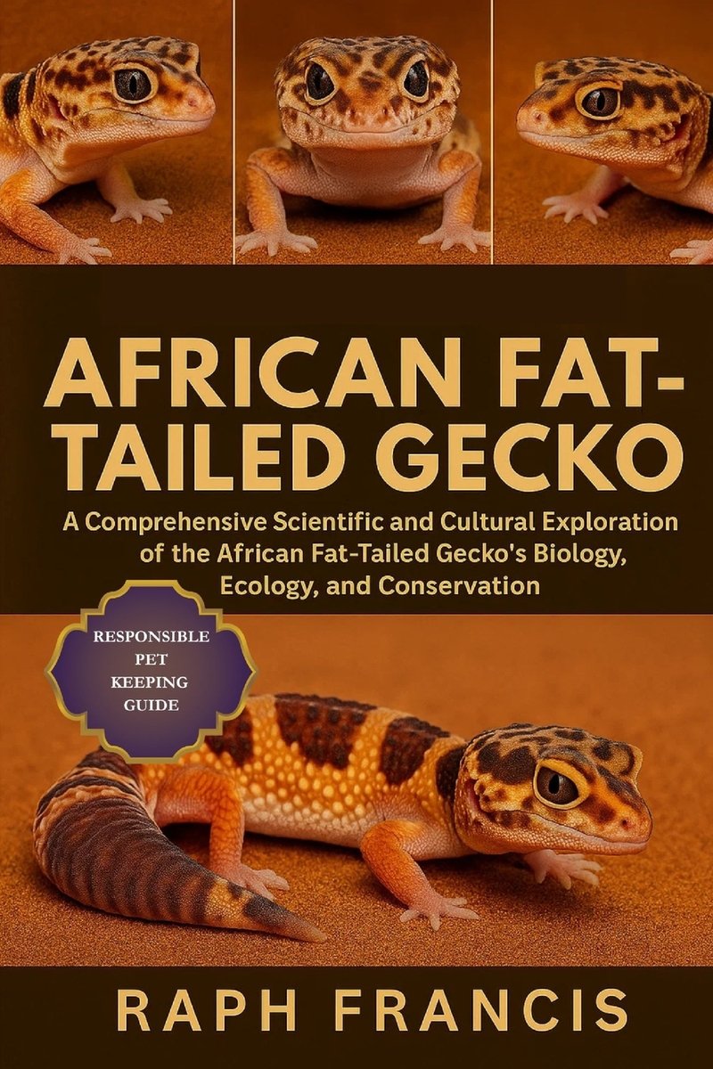African Fat-Tailed Gecko a book by Raph Francis - Bookshop.org US