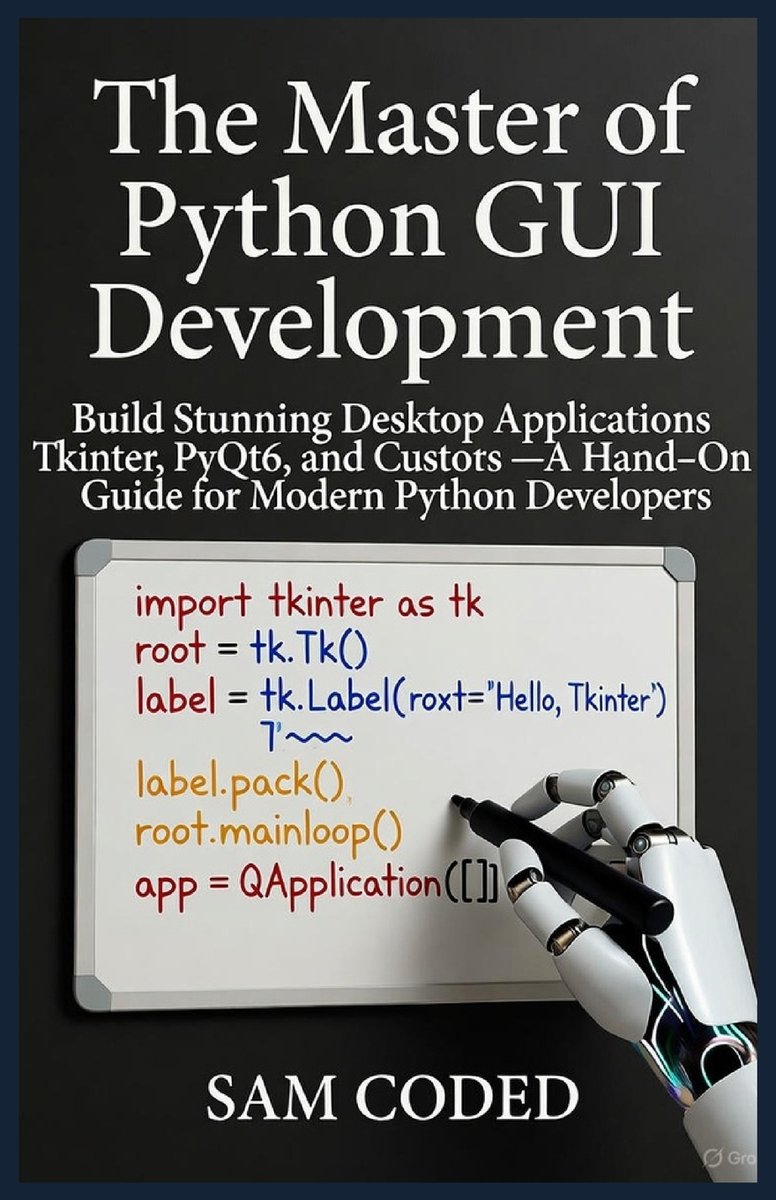 The Master of Python GUI Development a book by Sam Coded - Bookshop.org US