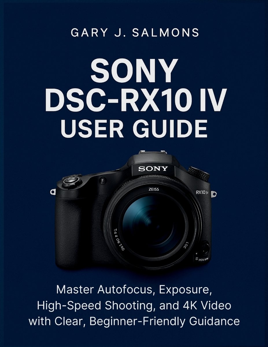 Sony DSC-RX10 IV User Guide a book by Gary J Salmons - Bookshop.org US