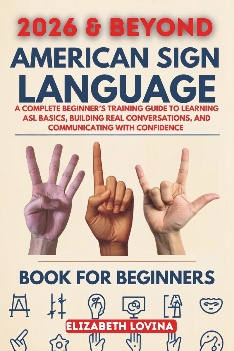 American Sign Language Book for Beginners a book by Elizabeth Lovina ...