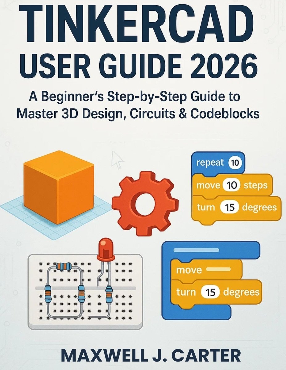 Tinkercad Instructions.pdf Tinkercad User Guide 2026 a book by Maxwell J Carter - Bookshop.org US