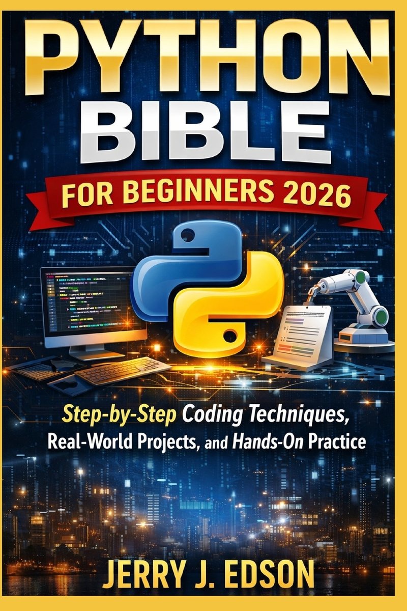 Python Bible For Beginners 2026 a book by Jerry J Edson - Bookshop.org US