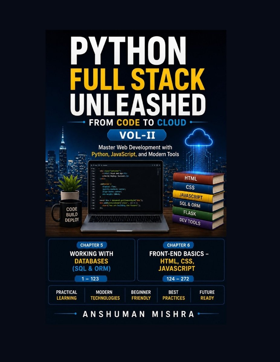 Python Full Stack Unleashed From Code to Cloud VOL-II a book by ...