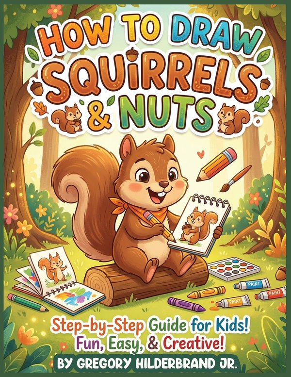 How to Draw Squirrels & Nuts a book by Gregory Hilderbrand Jr ...