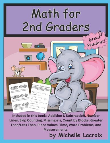 Math for 2nd Graders: Addition & Subtraction, Number Lines, Skip ...