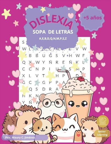 Dislexia Sopa de Letras: Sopa de letras para niños en etapa de ...