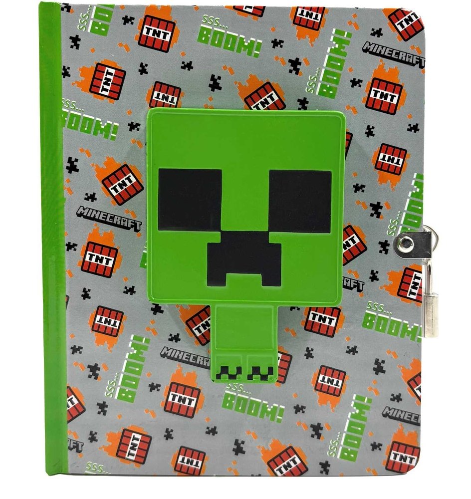 Minecraft: Creeper Squishy Lock & Key Diary a book by Insight Editions ...