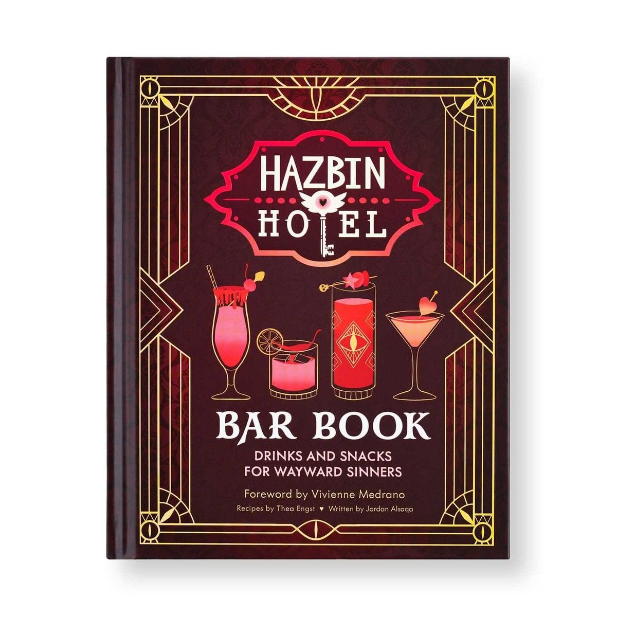 ばつまる新品　ハズビンホテル　BAR BOOK The Hazbin Hotel Bar Book a book by Vivienne Medrano, Thea Engst