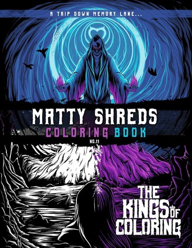 Matty Sharp Book Matty Shreds Coloring Book: A Trip Down Memory Lane... a book by The ...