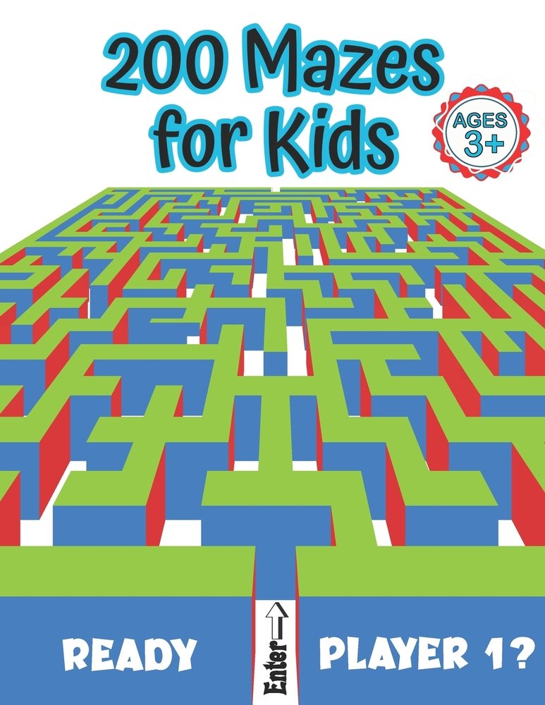 Mazes galore - 200 easy mazes for toddlers and little kids ages 3 and ...