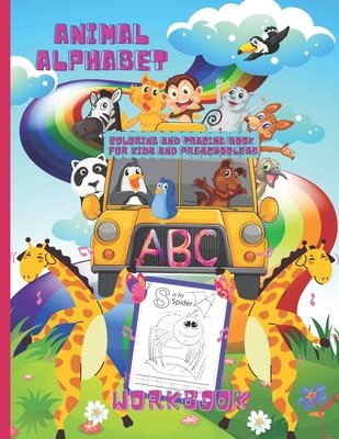 Animal Alphabet Coloring And Tracing Book For Kids And Preschoolers ...
