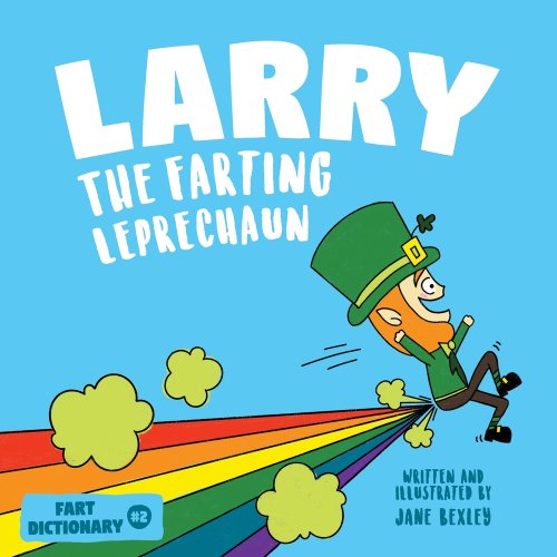 Larry the Farting Leprechaun by Jane Bexley, book cover.