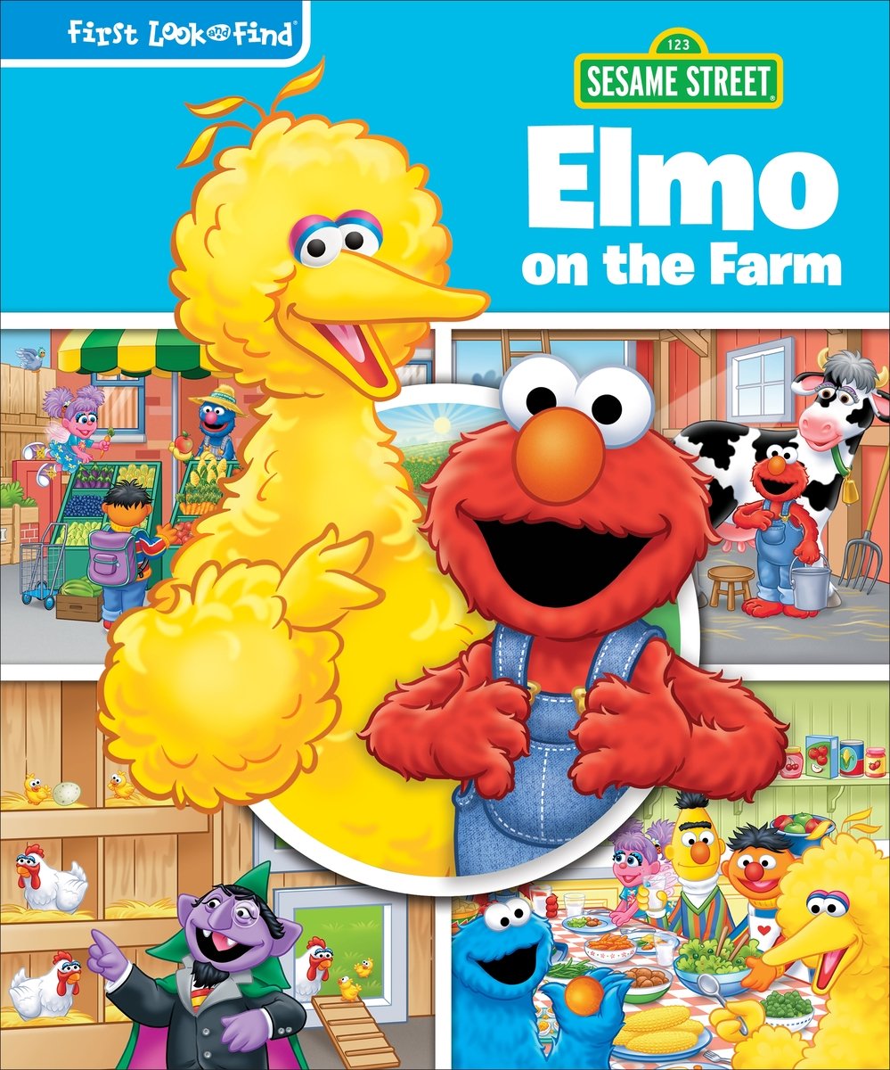 Sesame Street Elmo on the Farm a book by , Tom Brannon, and Barry ...