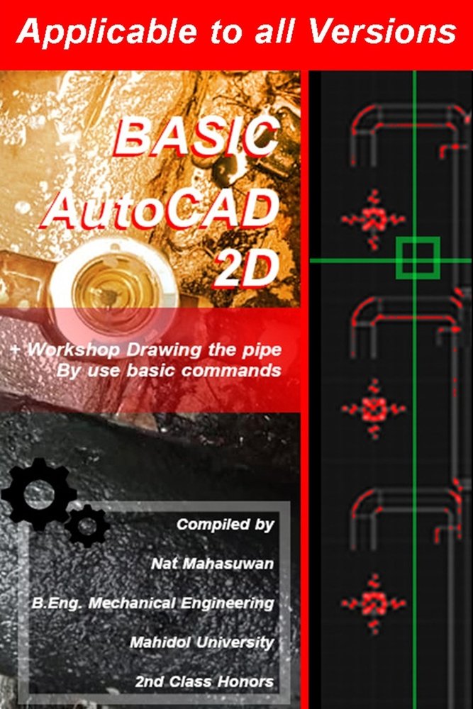 Basic AutoCAD 2d WorkShop Practice Drawing HVAC Pipes Using Basic Basic autocad 2d workshop practice drawing hvac pipes using basic