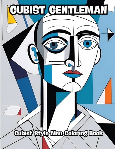 Computer Science Coloring Cubism Cubist Gentleman: Cubist Style Men Coloring Book a book by Contenidos ...