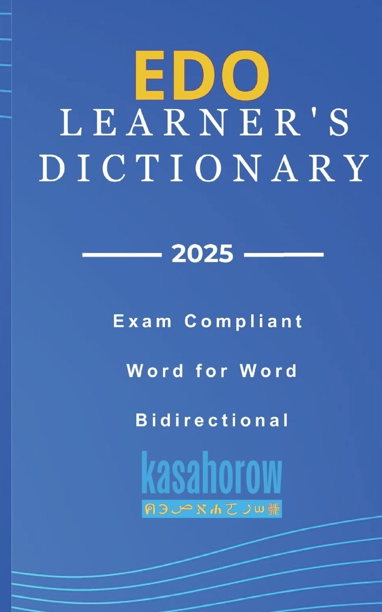 Edo Learner's Dictionary a book by Kasahorow - Bookshop.org US